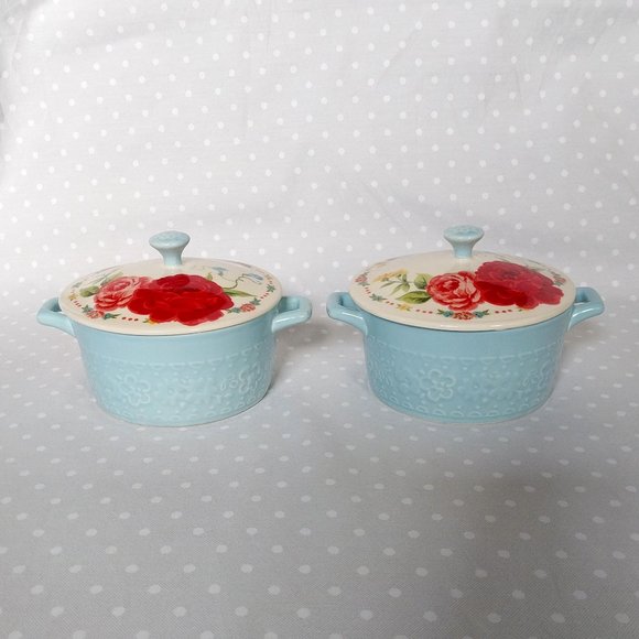 The Pioneer Woman Floral Medley Mini Covered Casserole Dish (Set of 2) N… - Picture 3 of 14